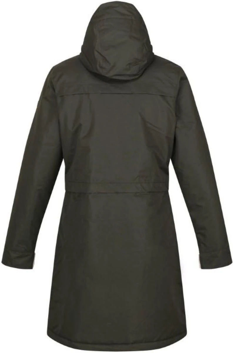 De Regatta Remina Jas - Jas Met Lang Model - Dames - Waterdicht - Ademend - Donkergroen 7 De Regatta Remina Jas - Jas Met Lang Model - Dames - Waterdicht - Ademend - Donkergroen - Afbeelding 5