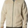 Columbia Rugged Ridge II Vest Heren Met Rits - Sherpa Fleece Vest Heren - Outdoorvest - Crème - Maat M -Bol 793x1200