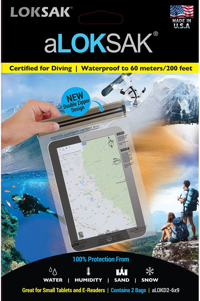 LOKSAK ALoksak - Waterdichte Hoezen - 16 X 22,9 Cm - 2 St. - Transparant 4 LOKSAK ALoksak - Waterdichte Hoezen - 16 X 22,9 Cm - 2 St. - Transparant - Afbeelding 2