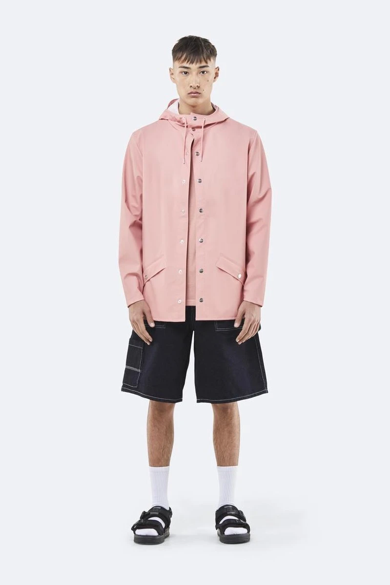 Rains Jacket 1201 Regenjas Vrouwen - Roze - Maat XXS/ XS 8 Rains Jacket 1201 Regenjas Vrouwen - Roze - Maat XXS/ XS - Afbeelding 6