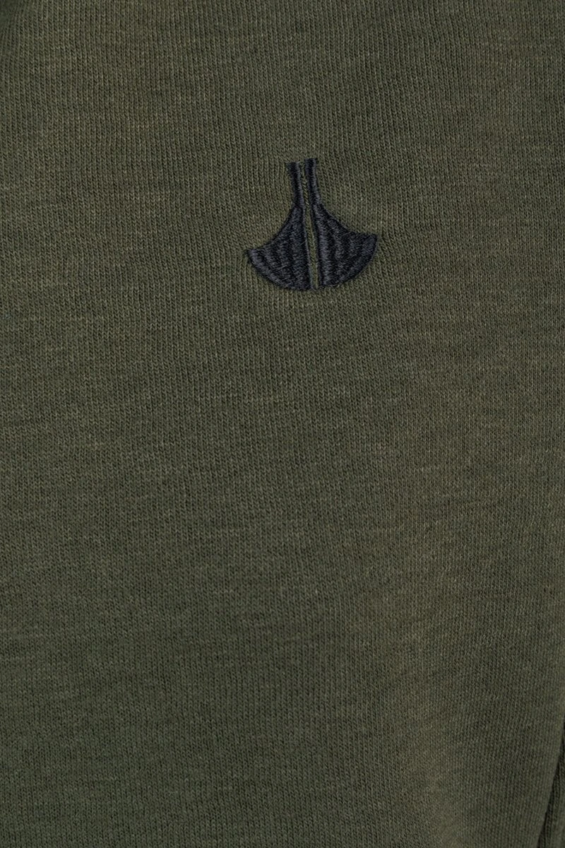 BJØRNSON Sigrid Sweatvest Dames - Teddy Gevoerd - Hoodie - Maat 38 - Olijfgroen 5 BJØRNSON Sigrid Sweatvest Dames - Teddy Gevoerd - Hoodie - Maat 38 - Olijfgroen - Afbeelding 3