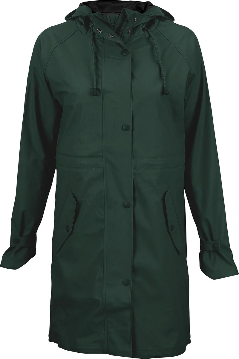 Ralka Regenjas Dames - Mizzle - Donkergroen - Maat 42 3 Ralka Regenjas Dames - Mizzle - Donkergroen - Maat 42