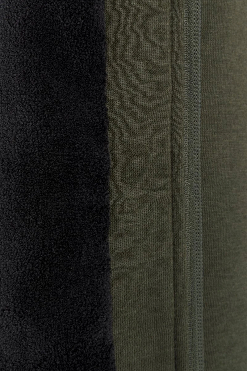 BJØRNSON Sigrid Sweatvest Dames - Teddy Gevoerd - Hoodie - Maat 38 - Olijfgroen 6 BJØRNSON Sigrid Sweatvest Dames - Teddy Gevoerd - Hoodie - Maat 38 - Olijfgroen - Afbeelding 4