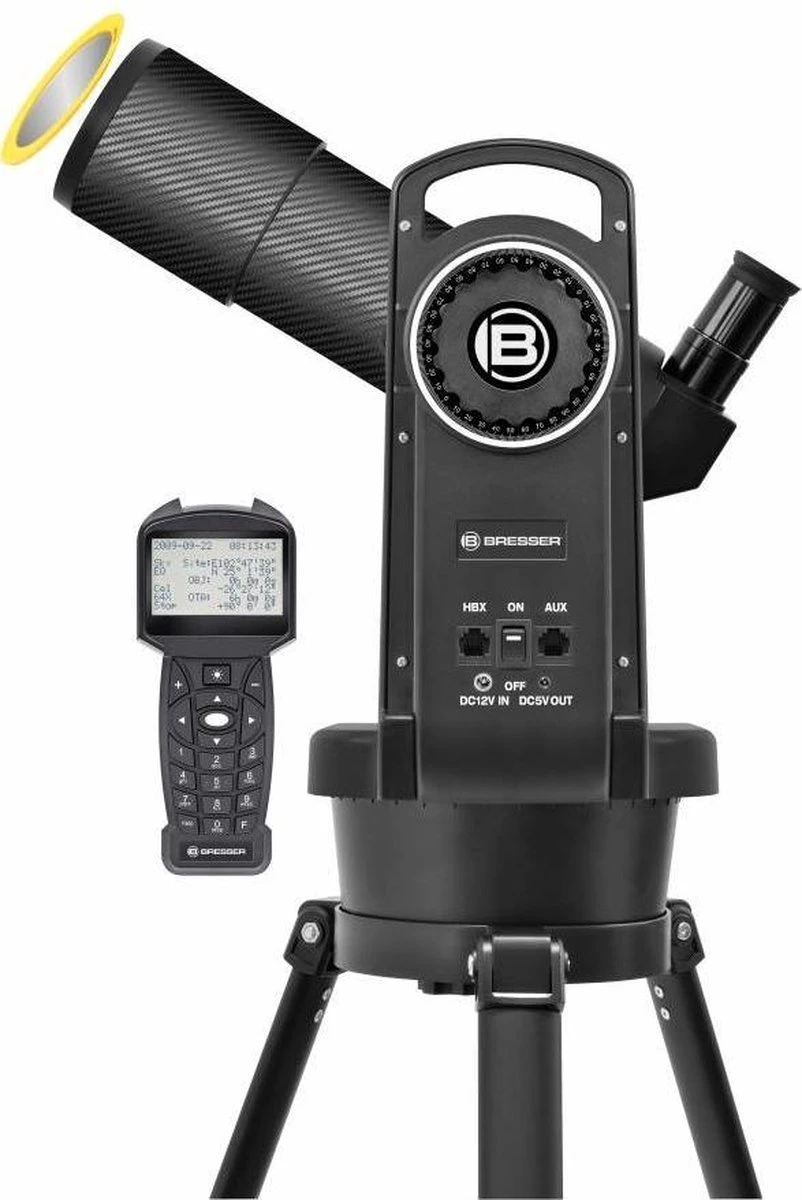 Bresser Telescoop - GoTo 80/400 - Computergestuurd - Met Zonnefilter 11 Bresser Telescoop - GoTo 80/400 - Computergestuurd - Met Zonnefilter - Afbeelding 9