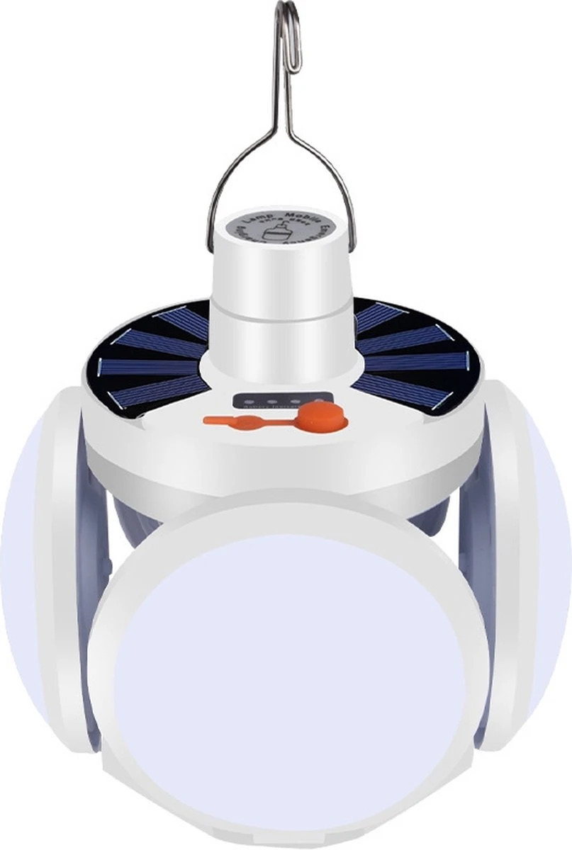 Dailyiled - Solar - Noodverliching - Led - Camping - Oplaadbaar - Opvouwbaar 4 Dailyiled - Solar - Noodverliching - Led - Camping - Oplaadbaar - Opvouwbaar - Afbeelding 2