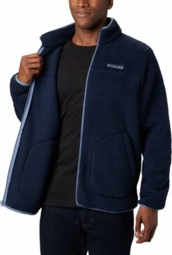 Columbia Rugged Ridge II - Vest Heren Met Rits - Sherpa Fleece Vest - Outdoorvest - Blauw - Maat M -Bol 808x1200 1