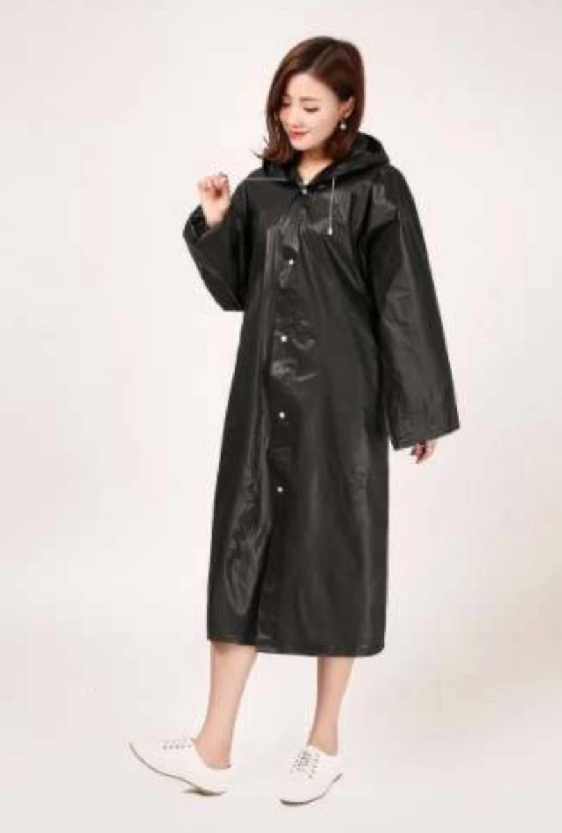 Merkloos Regenjas - Regenjas Dames - Regenjas Unisex - Regenjas Zwart - Regenjas Plastic - Met Capuchon - Regenjas Maat L 3 Merkloos Regenjas - Regenjas Dames - Regenjas Unisex - Regenjas Zwart - Regenjas Plastic - Met Capuchon - Regenjas Maat L