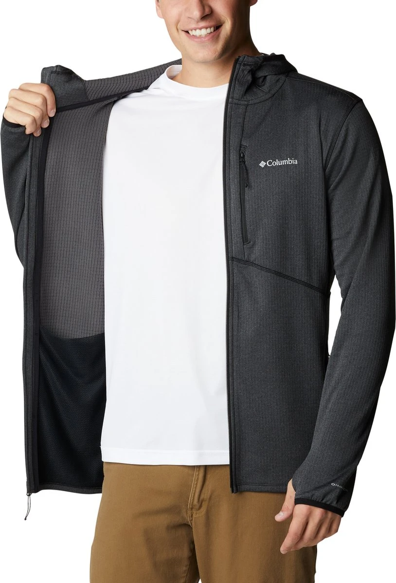 Columbia Park View Fleece Hoodie - Fleece Vest Heren - Black Heather - Maat L 7 Columbia Park View Fleece Hoodie - Fleece Vest Heren - Black Heather - Maat L - Afbeelding 5