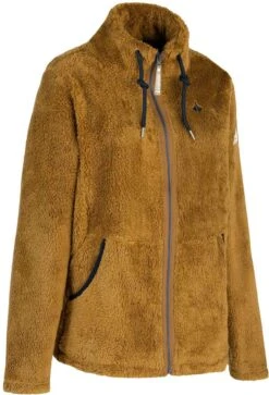 BJØRNSON Elin Coral Fleece Vest Dames 4 Seizoenen - Zacht - Maat 52 - Tapenade -Bol 816x1200 1