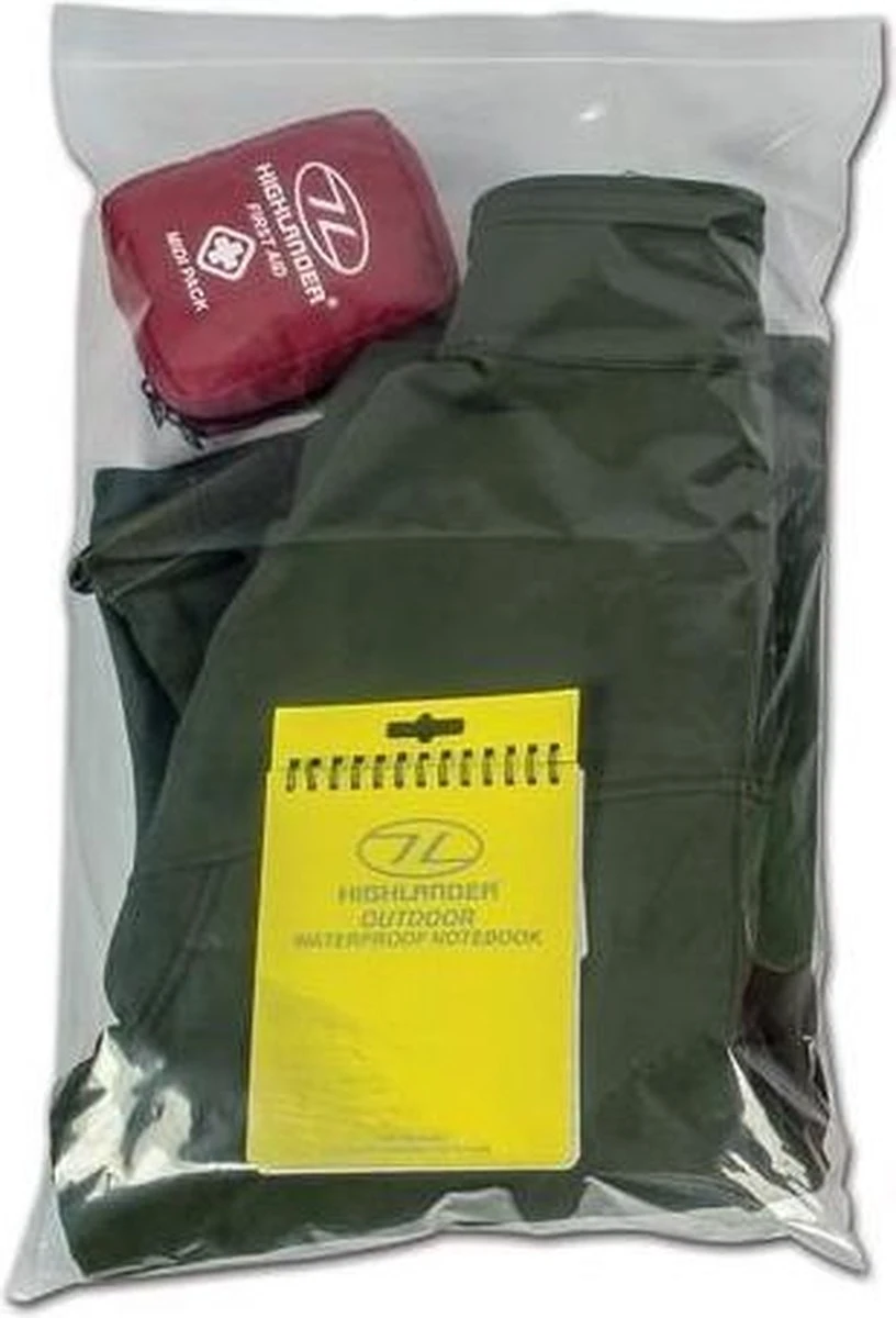 Highlander Self Sealing Opbergzakken Waterdicht - Transparant 4 Highlander Self Sealing Opbergzakken Waterdicht - Transparant - Afbeelding 2