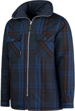 STØRVIK Vancouver Houthakkers Fleece Jas - Thermo Vest - Thermoblouse - Fleece Kraag - Winddicht Gevoerd - Maat XL - Donkerblauw -Bol 818x1200 1