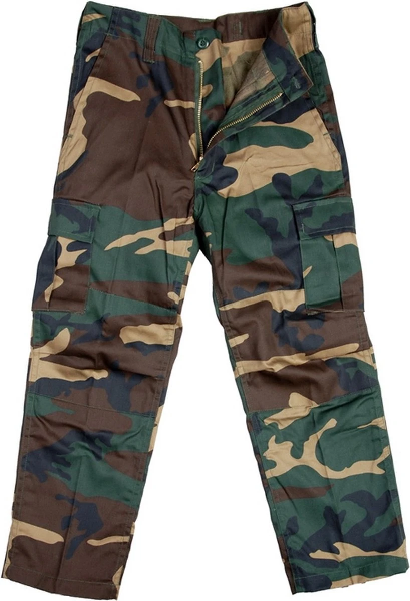 Fostex Kinder Broek BDU - Woodland - Maat M 6 Fostex Kinder Broek BDU - Woodland - Maat M - Afbeelding 4