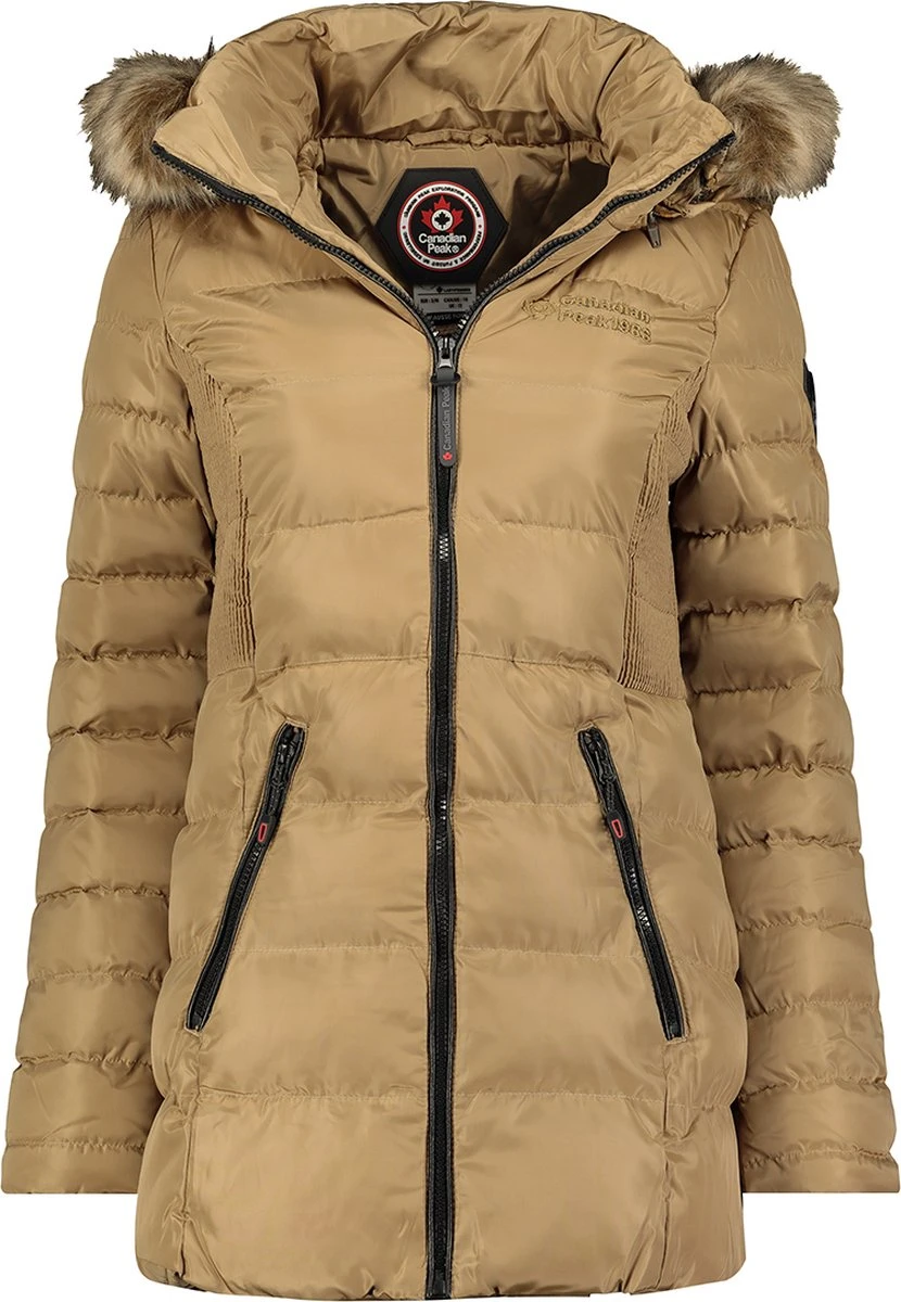 Canadian Peak - Dames Jas Winter Anieseak Taupé - Model 2023 -Maat M 3 Canadian Peak - Dames Jas Winter Anieseak Taupé - Model 2023 -Maat M