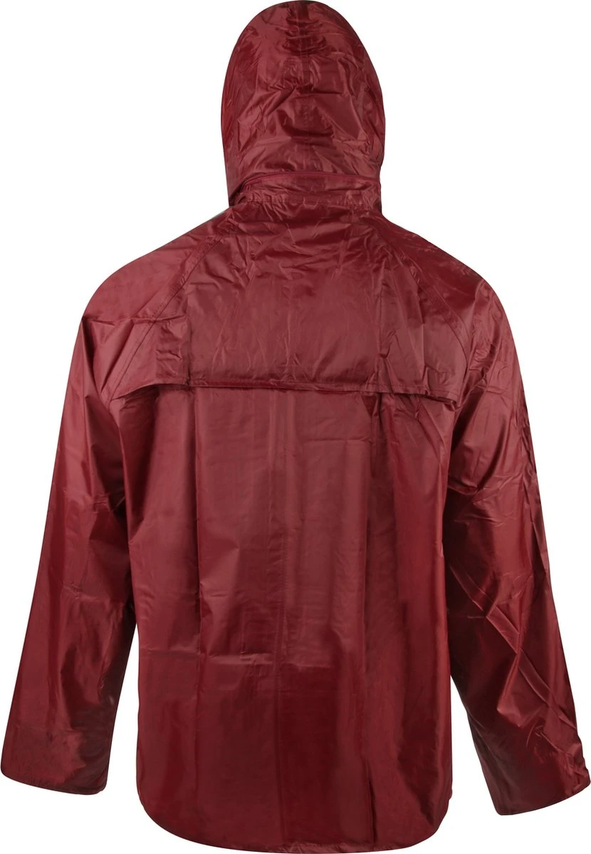 C-Line Regenpak Met Capuchon - Rood - Reflecterend - Nieuw Model - Volwassen Maat L 14 C-Line Regenpak Met Capuchon - Rood - Reflecterend - Nieuw Model - Volwassen Maat L - Afbeelding 12