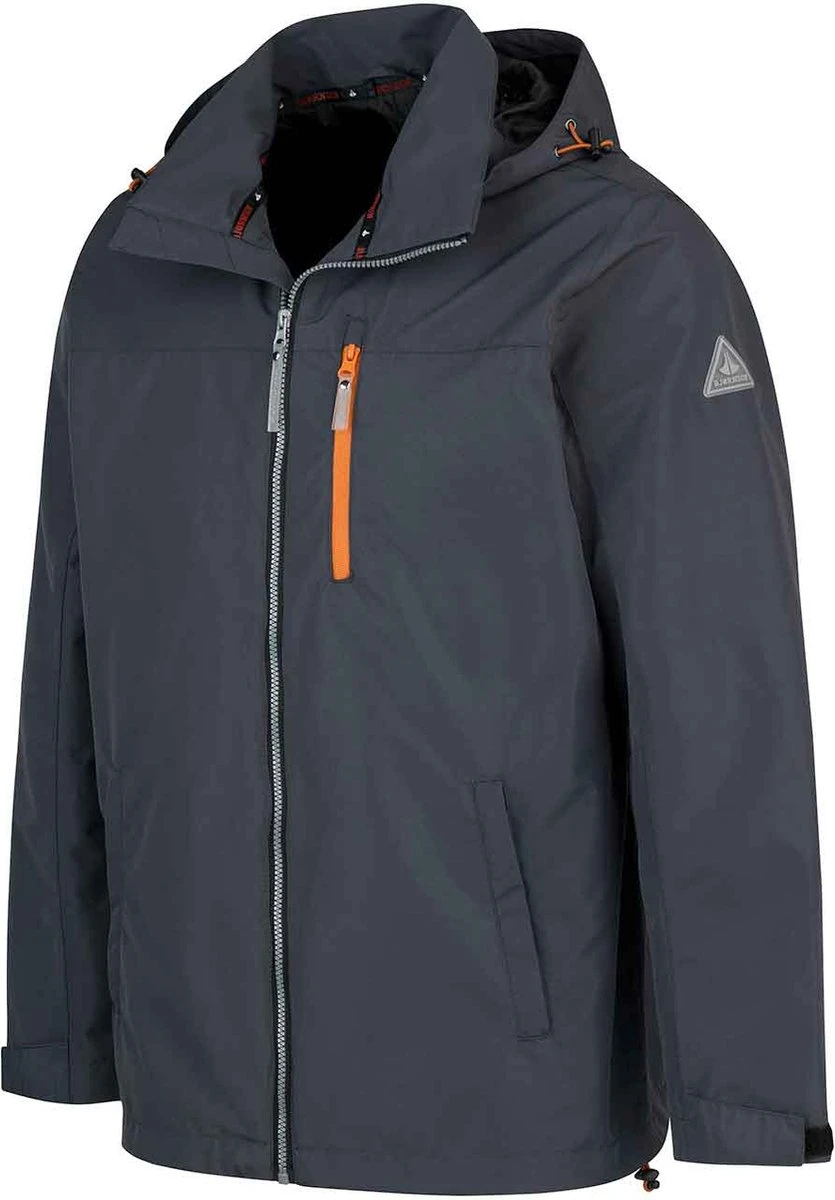 BJØRNSON Remco Regenjas / Zomerjas Zomer Heren - Waterdicht - Maat 3XL - Antra 5 BJØRNSON Remco Regenjas / Zomerjas Zomer Heren - Waterdicht - Maat 3XL - Antra - Afbeelding 3