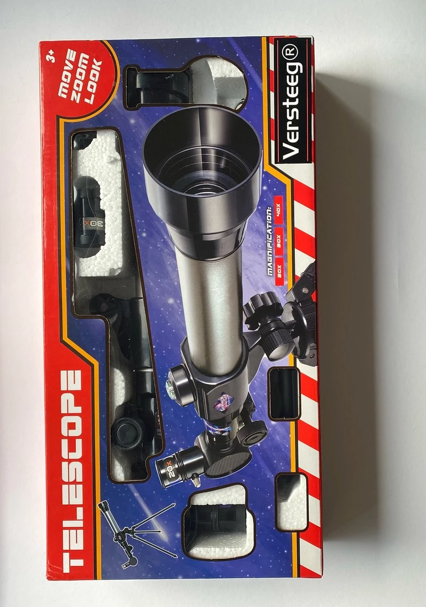 Sterrenkijker - 20 X 30 X 40 X - Stabiel Statief - Telescoop - Heldere Zoom - 3 Sterrenkijker - 20 X 30 X 40 X - Stabiel Statief - Telescoop - Heldere Zoom -