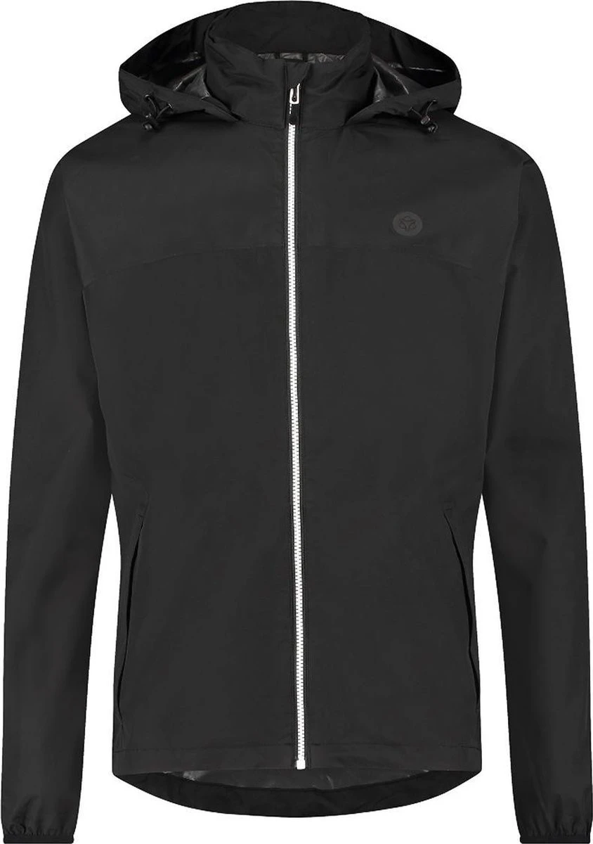 AGU GO Regenjas Essential - Zwart - L - Dames & Heren - Waterdicht & Ademend 9 AGU GO Regenjas Essential - Zwart - L - Dames & Heren - Waterdicht & Ademend - Afbeelding 7