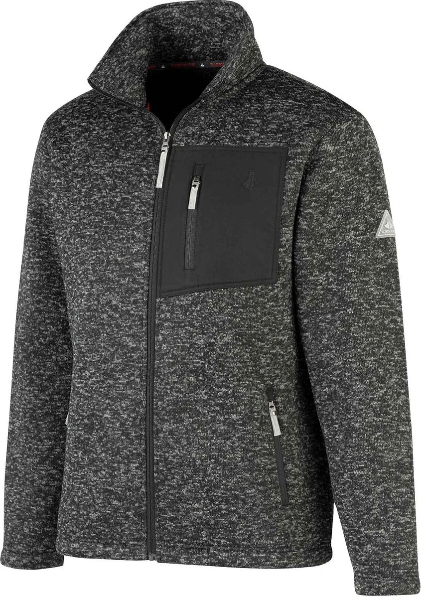 BJØRNSON Ruben Gebreid Vest 4 Seizoenen Heren - Teddy - Maat XL - Zwart 8 BJØRNSON Ruben Gebreid Vest 4 Seizoenen Heren - Teddy - Maat XL - Zwart - Afbeelding 6