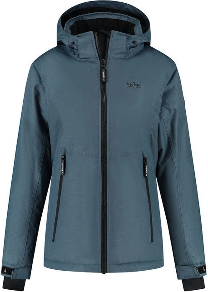 Kjelvik Dames Winterjas - Functionele Winterjas - Tyra - Blauw - Maat 42 3 Kjelvik Dames Winterjas - Functionele Winterjas - Tyra - Blauw - Maat 42