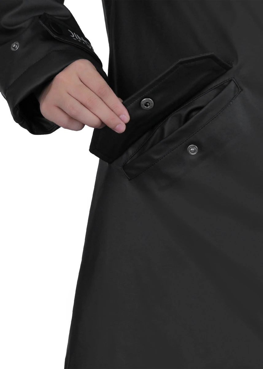 Dingy Weather - Regenjas Dames - Maat 40 - Zwart 10 Dingy Weather - Regenjas Dames - Maat 40 - Zwart - Afbeelding 8