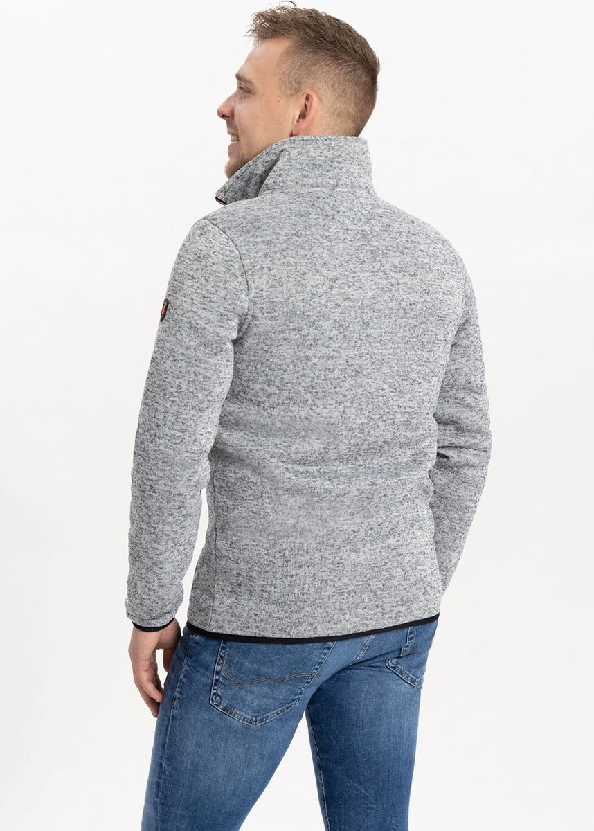 Kjelvik Heren Vest - Vest Zomer Heren - Daan - Grijs Gemeleerd - Knitted - Maat XXL 5 Kjelvik Heren Vest - Vest Zomer Heren - Daan - Grijs Gemeleerd - Knitted - Maat XXL - Afbeelding 3