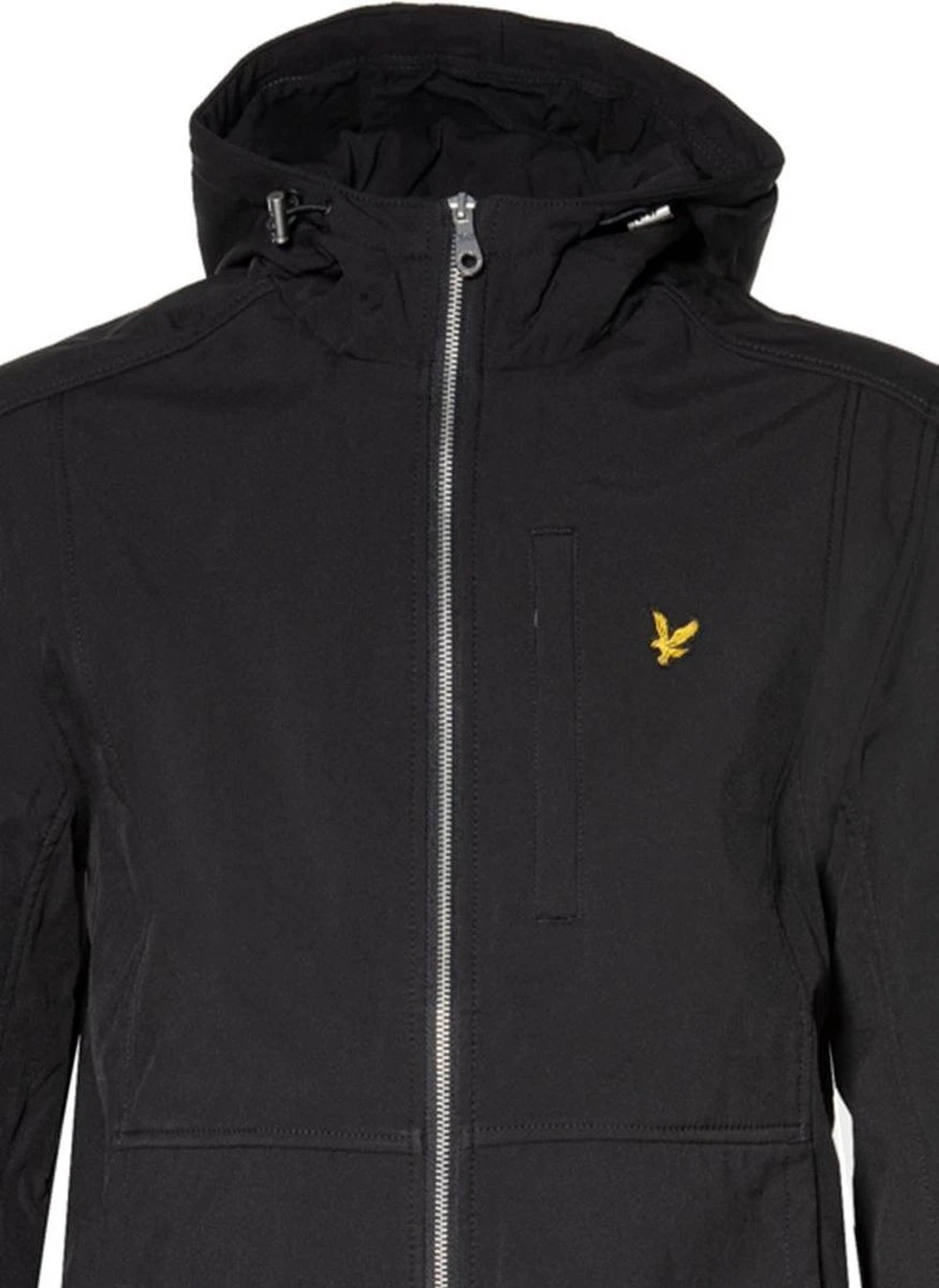 Lyle & Scott - Heren Outdoorjas Softshell Jacket - Zwart - Maat L 7 Lyle & Scott - Heren Outdoorjas Softshell Jacket - Zwart - Maat L - Afbeelding 5