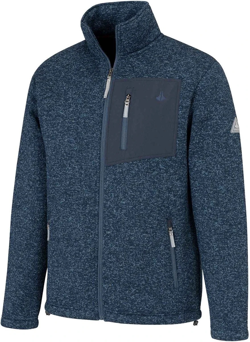 BJØRNSON Ruben Gebreid Vest 4 Seizoenen Heren - Teddy - Maat 2XL - Donkerblauw 4 BJØRNSON Ruben Gebreid Vest 4 Seizoenen Heren - Teddy - Maat 2XL - Donkerblauw - Afbeelding 2