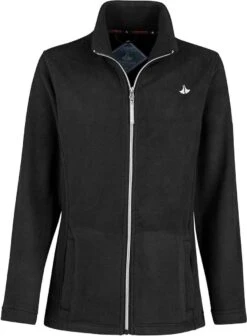 BJØRNSON Jenna Fleece Vest 4 Seizoenen Dames - Rits - Maat 40 - Zwart