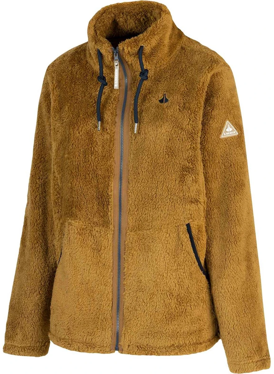 BJØRNSON Elin Coral Fleece Vest Dames 4 Seizoenen - Zacht - Maat 44 - Tapenade 4 BJØRNSON Elin Coral Fleece Vest Dames 4 Seizoenen - Zacht - Maat 44 - Tapenade - Afbeelding 2