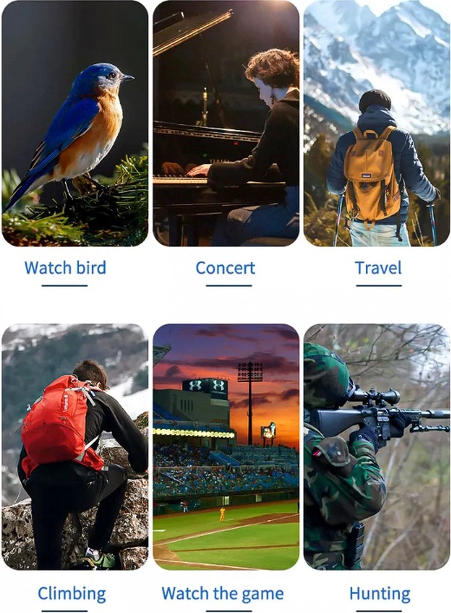 Rebela Verrekijker Inclusief Nekkoord En Draagtasje | 8x21 |Compact | Verrekijker Vogels Spotten | Geschikt Voor Vogelaars | Volwassene En Kinderen | Verrekijker Bak-4 | Binoculaire Verrekijker | Military | Multi-Coated | Hightech Optische Lens 11 Rebela Verrekijker Inclusief Nekkoord En Draagtasje | 8x21 |Compact | Verrekijker Vogels Spotten | Geschikt Voor Vogelaars | Volwassene En Kinderen | Verrekijker Bak-4 | Binoculaire Verrekijker | Military | Multi-Coated | Hightech Optische Lens - Afbeelding 9