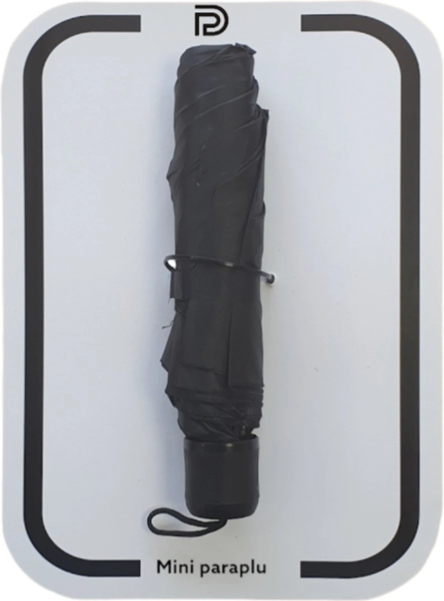 PD® - Mini Paraplu Opvouwbaar - Zwart - Mini Paraplu Handtas - Mini Paraplu Lichtgewicht - Miniparaplu 7 PD® - Mini Paraplu Opvouwbaar - Zwart - Mini Paraplu Handtas - Mini Paraplu Lichtgewicht - Miniparaplu - Afbeelding 5