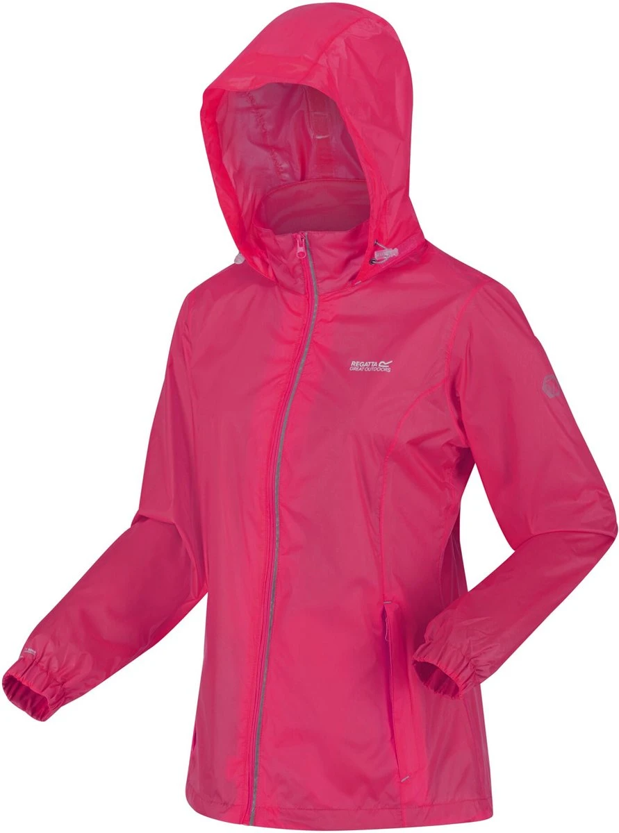 Regatta Corinne IV Waterdichte Opbergbare Jas - Outdoorjas - Vrouwen - Cerise 10 Regatta Corinne IV Waterdichte Opbergbare Jas - Outdoorjas - Vrouwen - Cerise - Afbeelding 8