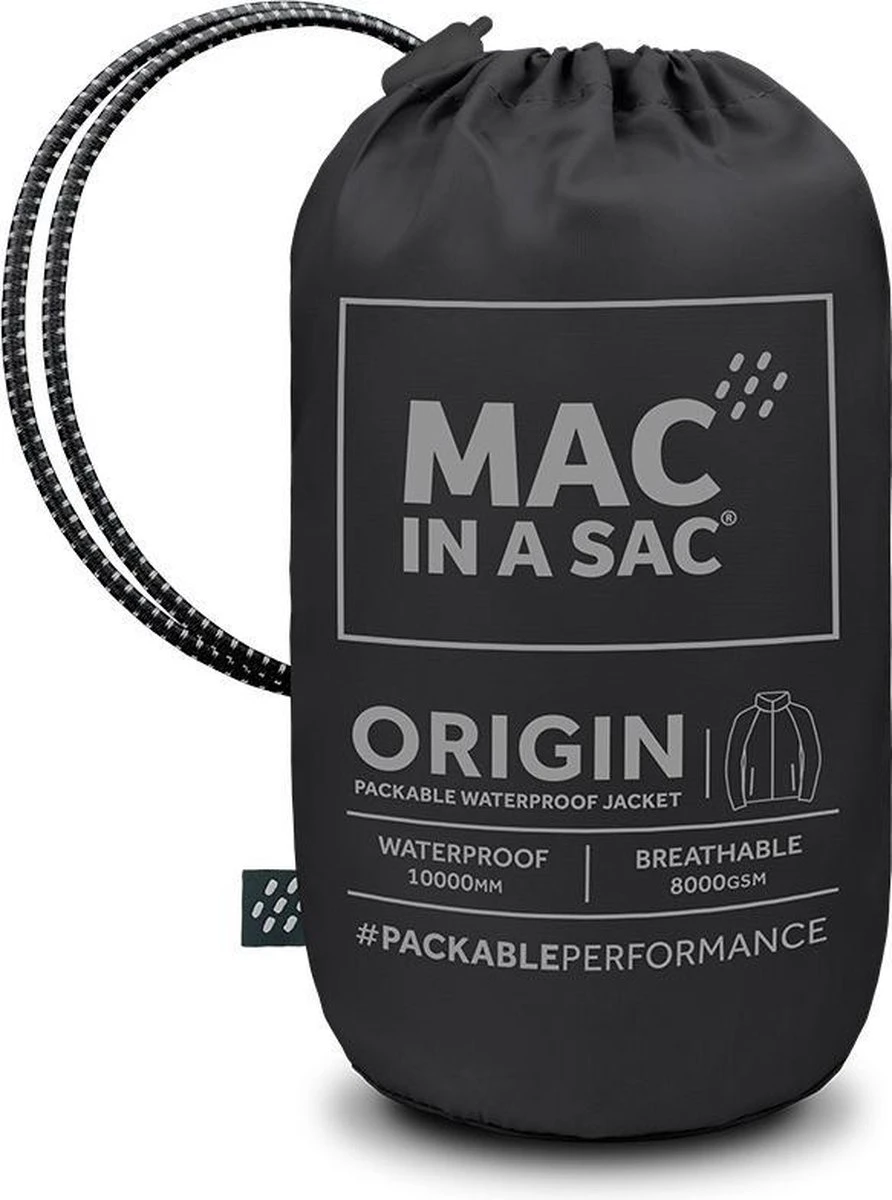 Mac In A Sac Origin 2 Regenjas Unisex - Navy - Maat M 6 Mac In A Sac Origin 2 Regenjas Unisex - Navy - Maat M - Afbeelding 4