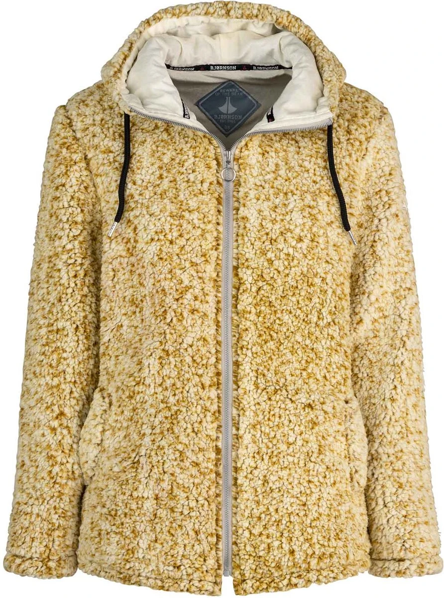 BJØRNSON Xandra Sherpa Fleece Vest Dames 4 Seizoenen Zacht - Maat 42 - Tapenade 3 BJØRNSON Xandra Sherpa Fleece Vest Dames 4 Seizoenen Zacht - Maat 42 - Tapenade