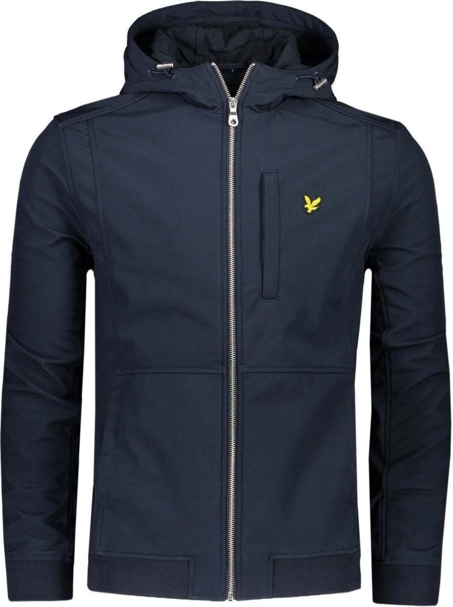 Lyle & Scott - Heren Outdoorjas Softshell Jacket - Blauw - Maat L 3 Lyle & Scott - Heren Outdoorjas Softshell Jacket - Blauw - Maat L