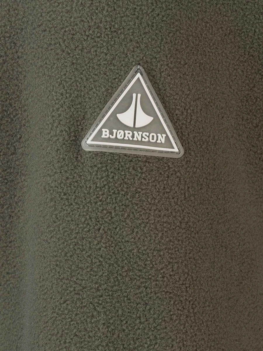 BJØRNSON Maks Fleece Vest 4 Seizoenen Heren - Rits - Maat L - Olijfgroen 12 BJØRNSON Maks Fleece Vest 4 Seizoenen Heren - Rits - Maat L - Olijfgroen - Afbeelding 10