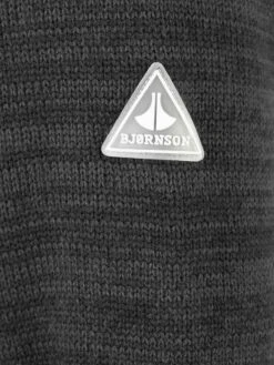 BJØRNSON Eric Gebreid Wintervest Heren - Winddicht Gevoerd - Maat L - Zwart -Bol 900x1200 151