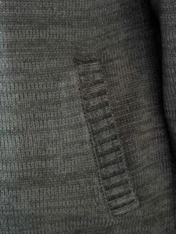 BJØRNSON Eric Gebreid Wintervest Heren - Winddicht Gevoerd - Maat L - Zwart -Bol 900x1200 154