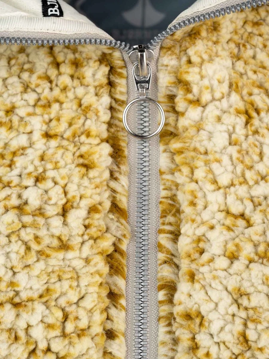 BJØRNSON Xandra Sherpa Fleece Vest Dames 4 Seizoenen Zacht - Maat 42 - Tapenade 9 BJØRNSON Xandra Sherpa Fleece Vest Dames 4 Seizoenen Zacht - Maat 42 - Tapenade - Afbeelding 7