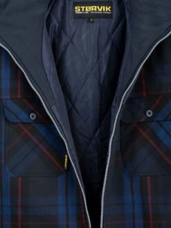 STØRVIK Vancouver Houthakkers Fleece Jas - Thermo Vest - Thermoblouse - Fleece Kraag - Winddicht Gevoerd - Maat XL - Donkerblauw -Bol 900x1200 179