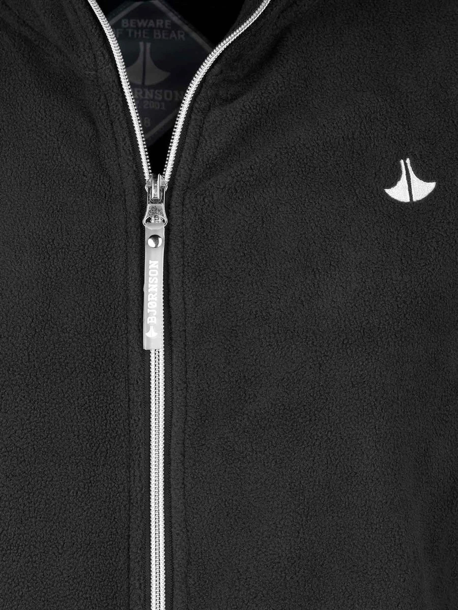 BJØRNSON Jenna Fleece Vest 4 Seizoenen Dames - Rits - Maat 40 - Zwart 14 BJØRNSON Jenna Fleece Vest 4 Seizoenen Dames - Rits - Maat 40 - Zwart - Afbeelding 12