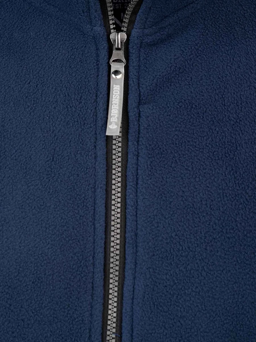 BJØRNSON Maks Fleece Vest 4 Seizoenen Heren - Rits - Maat L - Donkerblauw 14 BJØRNSON Maks Fleece Vest 4 Seizoenen Heren - Rits - Maat L - Donkerblauw - Afbeelding 12