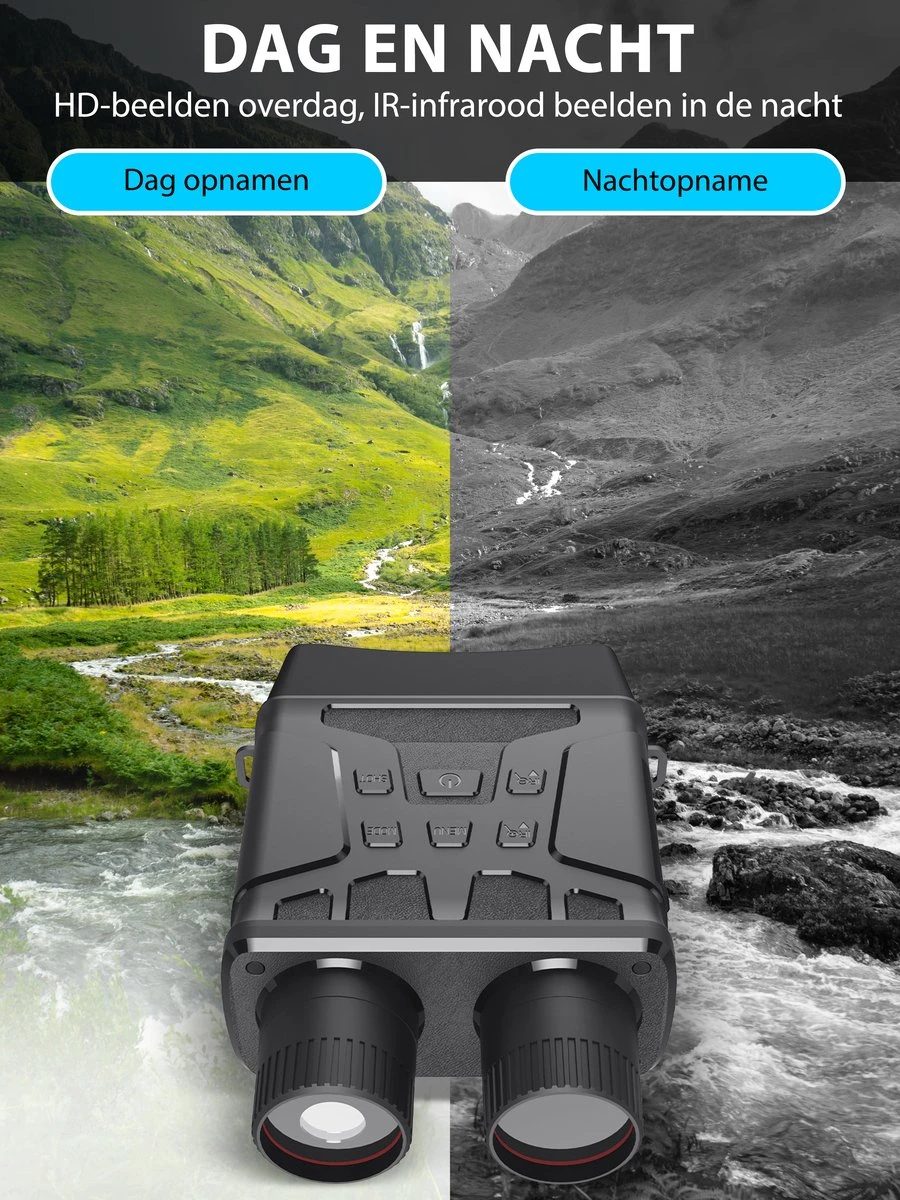 Nachtkijker Met Infrarood En Digitale Video Camera | Verrekijker Met Nachtzicht | Inclusief SD Kaart En Batterijen 5 Nachtkijker Met Infrarood En Digitale Video Camera | Verrekijker Met Nachtzicht | Inclusief SD Kaart En Batterijen - Afbeelding 3
