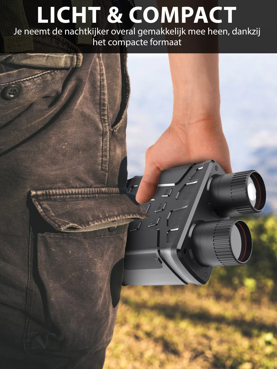 Nachtkijker Met Infrarood En Digitale Video Camera | Verrekijker Met Nachtzicht | Inclusief SD Kaart En Batterijen 8 Nachtkijker Met Infrarood En Digitale Video Camera | Verrekijker Met Nachtzicht | Inclusief SD Kaart En Batterijen - Afbeelding 6