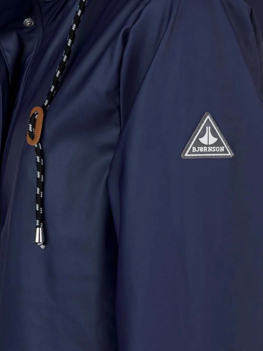 BJØRNSON Släppa PU Parka Jas / Regenjas Dames - Waterdicht - Maat 50 - Blauw 7 BJØRNSON Släppa PU Parka Jas / Regenjas Dames - Waterdicht - Maat 50 - Blauw - Afbeelding 5