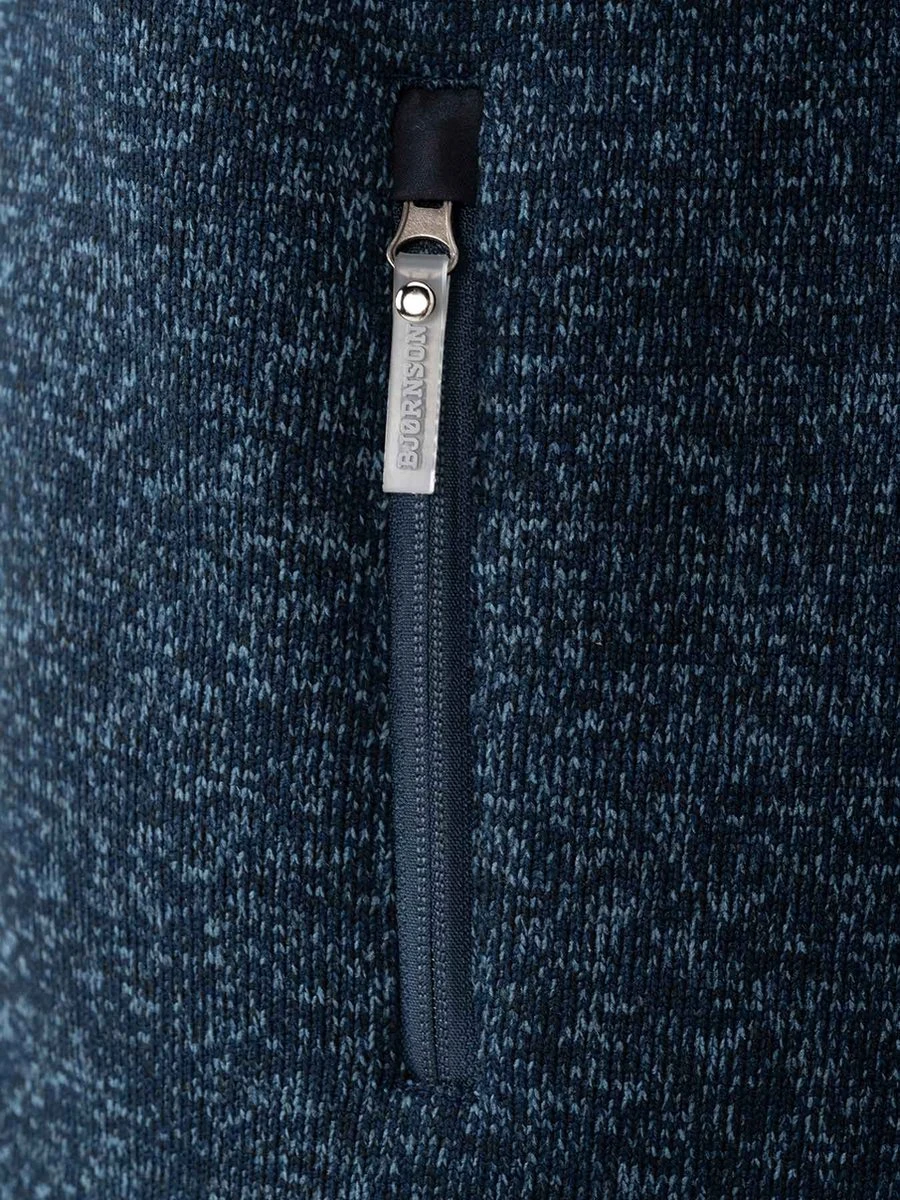 BJØRNSON Ruben Gebreid Vest 4 Seizoenen Heren - Teddy - Maat 2XL - Donkerblauw 12 BJØRNSON Ruben Gebreid Vest 4 Seizoenen Heren - Teddy - Maat 2XL - Donkerblauw - Afbeelding 10