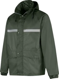 BJØRNSON Dusch Regenpak Dames & Heren - Waterdicht - Maat L - Olijfgroen -Bol 902x1200 6