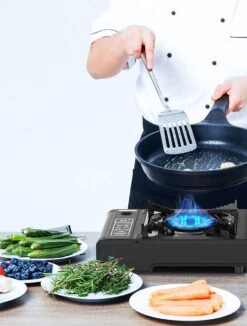 Camping Kooktoestel - Draagbaar Gasfornuis - Incl. 4x Gasflessen En Koffer 9 Camping Kooktoestel - Draagbaar Gasfornuis - Incl. 4x Gasflessen En Koffer -Bol 908x1200 9