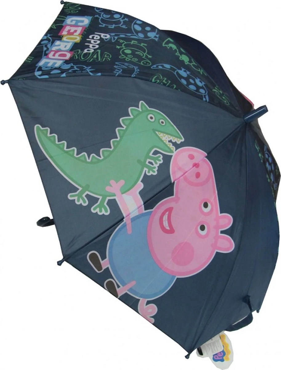 Peppa Pig George Paraplu - Marineblauw - Kinder Paraplu - Automatisch - ø79 3 Peppa Pig George Paraplu - Marineblauw - Kinder Paraplu - Automatisch - ø79
