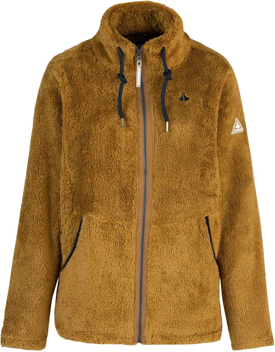 BJØRNSON Elin Coral Fleece Vest Dames 4 Seizoenen - Zacht - Maat 44 - Tapenade 3 BJØRNSON Elin Coral Fleece Vest Dames 4 Seizoenen - Zacht - Maat 44 - Tapenade